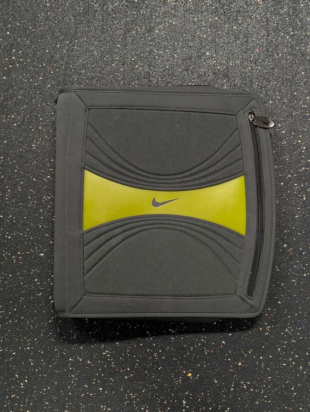 Vintage 90's Retro NIKE MEAD 3 Ring Binder Trapper Keeper Portfolio Green